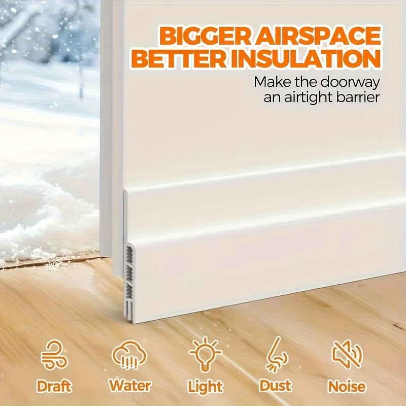 37 Inch Door Bottom Sealing Strip Designed to Prevent Insects And Dust from Entering, Save Energy, And Block Cold Air Leaks. It Also Serves As an Insect-Proof Door Stopper And Noise Reducer