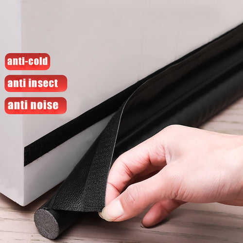 1pc Heavy-Duty Door Gap Seal Strip - Adjustable Self-Adhesive Door Threshold Seal, Energy-Efficient Noise Barrier, Draft Proof Door Seal, Easy Installation for Interior/Exterior Doors, Draft Proof, Soundproofing - Compatible with W