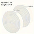 2 Rolls of Door and Window Sealing Strips, EVA Self-Adhesive Insulation Foam Tape Sponge, Soundproof Door and Window Foam Soundproofing Tape, Dustproof Sealing Strip, 4m/13.1ft Total Length