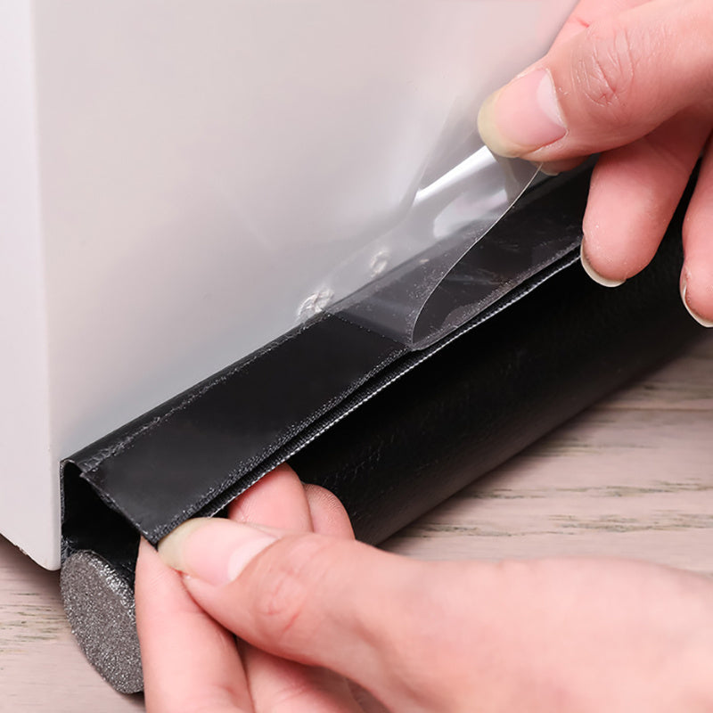 1pc Heavy-Duty Door Gap Seal Strip - Adjustable Self-Adhesive Door Threshold Seal, Energy-Efficient Noise Barrier, Draft Proof Door Seal, Easy Installation for Interior/Exterior Doors, Draft Proof, Soundproofing - Compatible with W